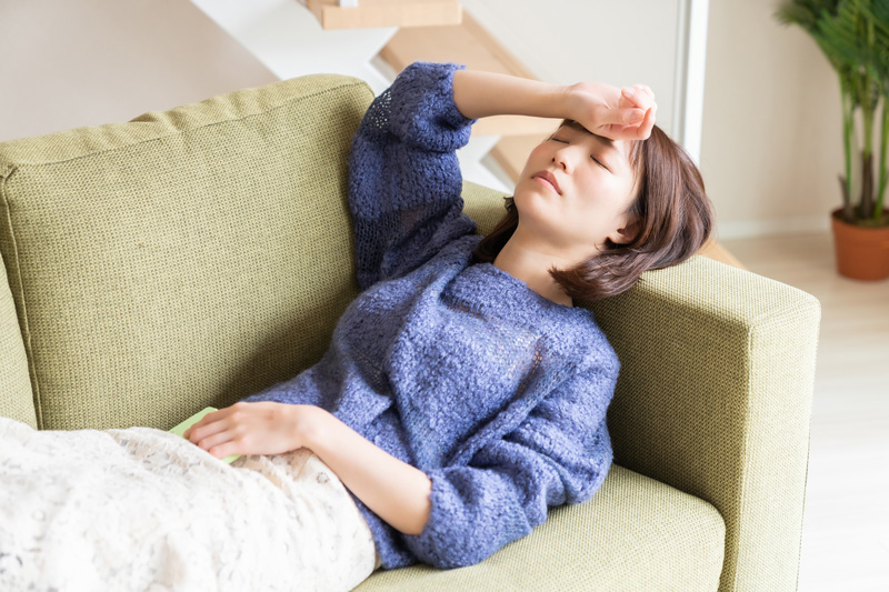 疲れた女性